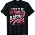 thumbnail image 1 of Playful Comfort Tee - Soon To Be Grandma Of A Baby Girl New Grandma To Be T-Shirt, 1 of 4