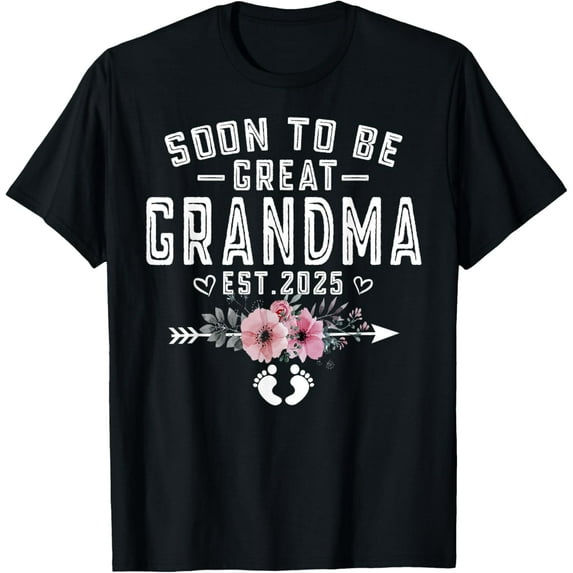Playful Comfort Tee - Soon To Be Great Grandma 2025 New Baby Pregnancy T-Shirt