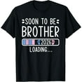 thumbnail image 1 of Playful Comfort Tee - Soon to Be Brother 2026 Loading Pregnancy Announcement T-Shirt, 1 of 4