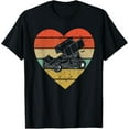 thumbnail image 1 of Playful Comfort Tee - Sprint Car Racing Vintage Design Retro Racer Heart Sport Fan T-Shirt, 1 of 4