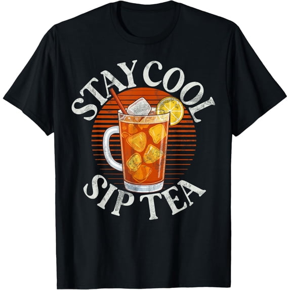 Playful Comfort Tee - Stay Cool Sip Tea Ice Tea T-Shirt