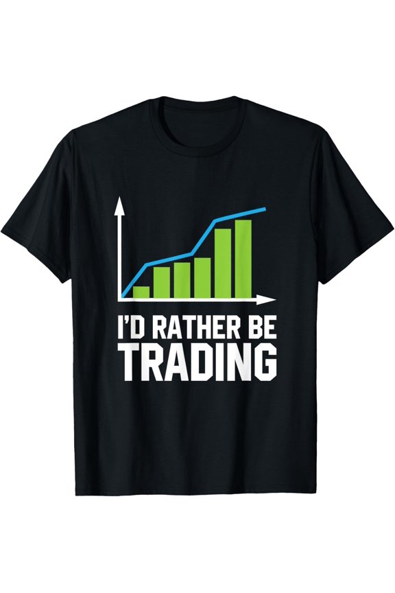Playful Comfort Tee - Stock Market Trading I Would Rather Be Trading T-Shirt