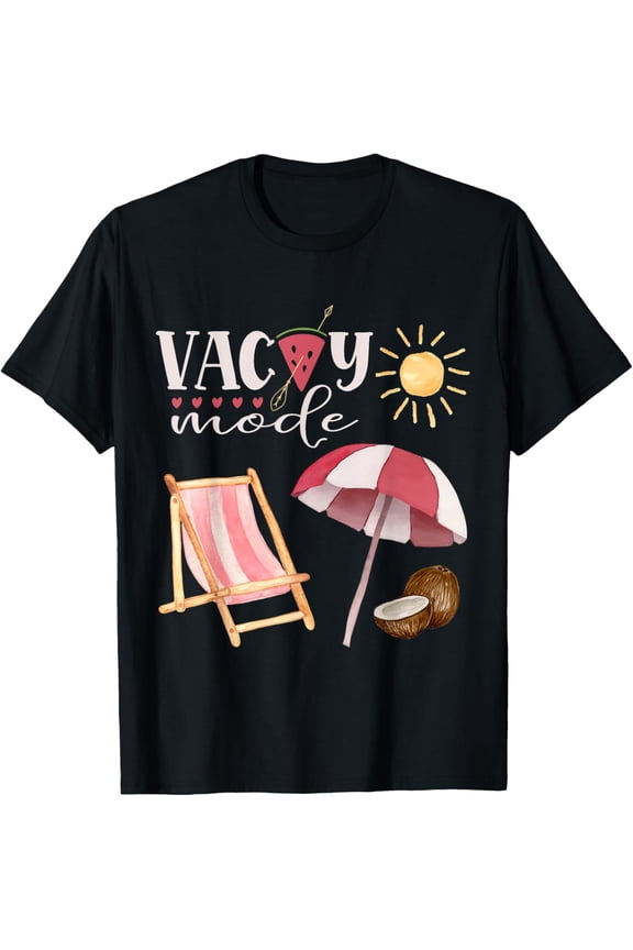 Playful Comfort Tee - Summer Vacay Mode summertime vacation time relax on a beach T-Shirt
