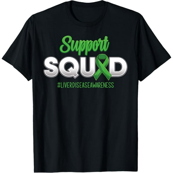 Playful Comfort Tee - Support Squad Liver Disease Awareness Fighting For Men Women T-Shirt
