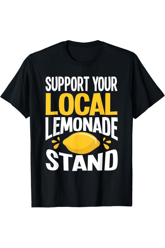 Playful Comfort Tee - Support Your Local Lemonade Stand T-Shirt