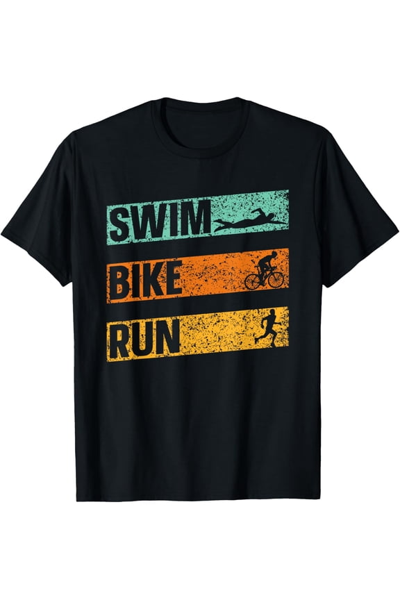 Playful Comfort Tee - Swim Bike Run Triathlete Sports Triathlon Triathlons T-Shirt