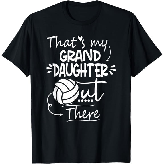 Playful Comfort Tee - That's My Granddaughter Out There Volleyball For Grandma T-Shirt