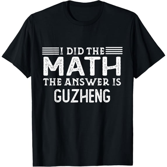 Playful Comfort Tee - The Answer Is Guzheng Funny Math Teacher Student T-Shirt