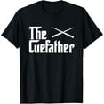 thumbnail image 1 of Playful Comfort Tee - The Cue Father Funny Pool Billiards Player Gift T-Shirt, 1 of 4