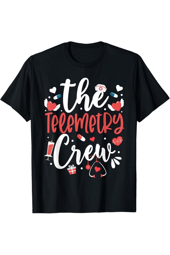 Playful Comfort Tee - The Telemetry Nurse Valentine's Day Cute Valentine Telemetry T-Shirt