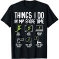 thumbnail image 1 of Playful Comfort Tee - Things I Do in my Spare Time Soccer Boys Kids Youth Men T-Shirt, 1 of 4