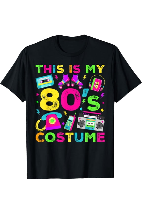 Playful Comfort Tee - This Is My 80s Costume 80's style Eighties Retro Party T-Shirt