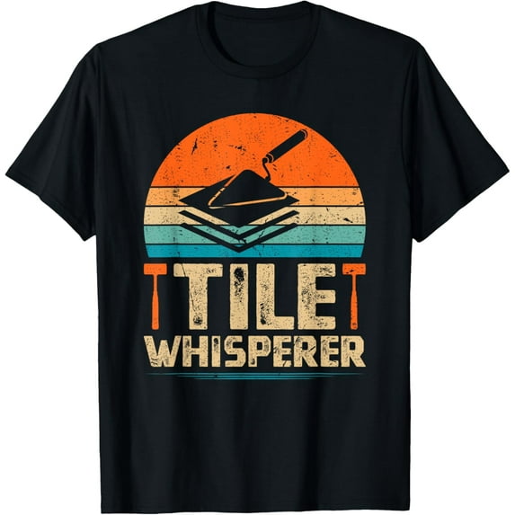Playful Comfort Tee - Tile Whisperer Tiler Tile Worker Vintage Retro T-Shirt