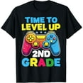thumbnail image 1 of Playful Comfort Tee - Time To Level Up 2nd Grade Video Gamer Kids Back To School T-Shirt, 1 of 4