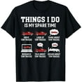 thumbnail image 1 of Playful Comfort Tee - Tow Truck Driver Towing Operator Things I Do Funny Tow Truck T-Shirt, 1 of 4