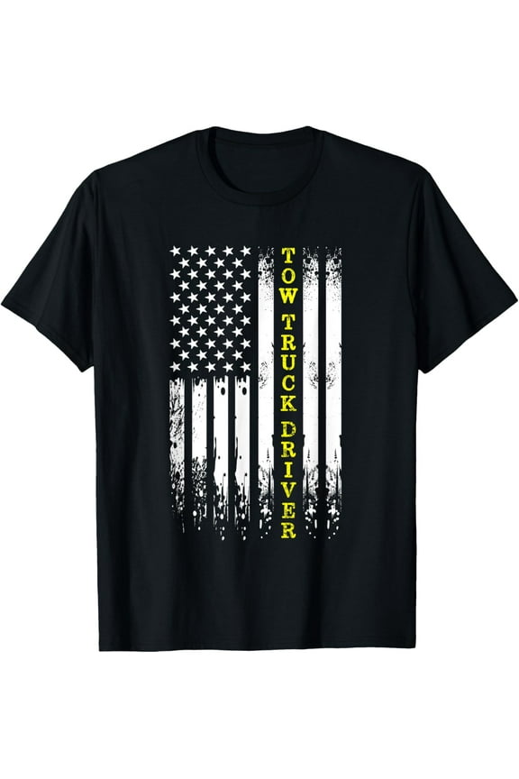 Playful Comfort Tee - Tow Truck Operator Thin Yellow Line Wrecker Tow Truck Driver T-Shirt