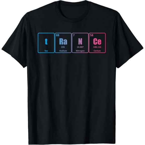 Playful Comfort Tee - Trance Periodic Table Science Rave EDM T-Shirt