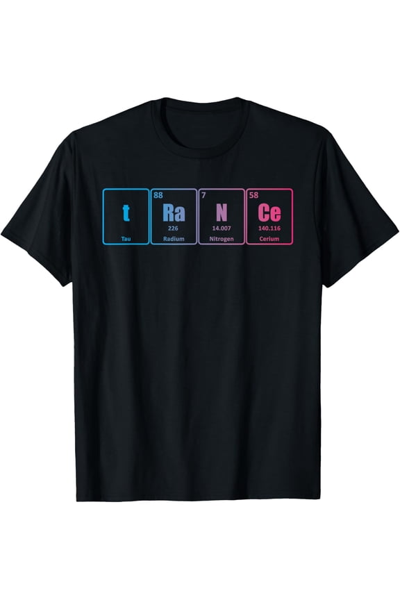 Playful Comfort Tee - Trance Periodic Table Science Rave EDM T-Shirt