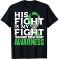 thumbnail image 1 of Playful Comfort Tee - Traumatic Brain Injury Awareness TBI Awareness Green apparel T-Shirt, 1 of 4