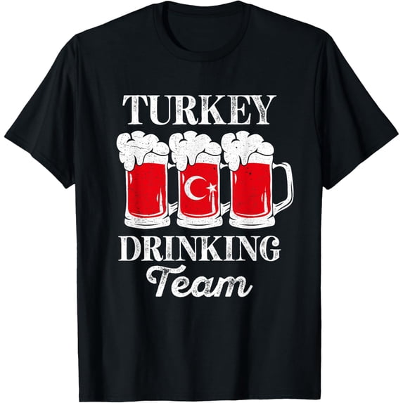 Playful Comfort Tee - Turkey Drinking Team Funny Party Turkish Beer Festival T-Shirt