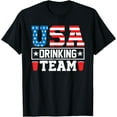 thumbnail image 1 of Playful Comfort Tee - USA Drinking Team Funny Drinking Beer Lover T-Shirt, 1 of 4