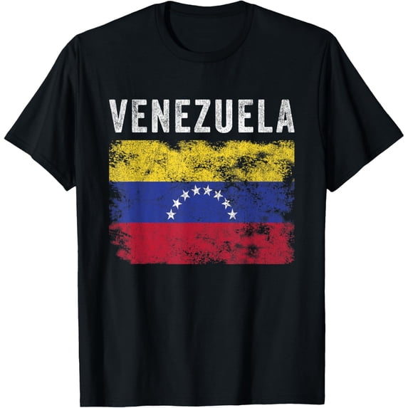 Playful Comfort Tee - Venezuela Flag Distressed - Men Women Kids - Venezuelan Flag T-Shirt