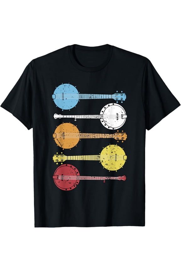 Playful Comfort Tee - Vintage Banjo Shirt Retro Banjo Gift Country Music Bluegrass T-Shirt