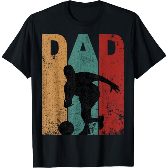 Playful Comfort Tee - Vintage Bowling Dad Fathers Day Bowling Father T-Shirt