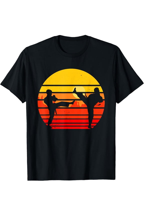 Playful Comfort Tee - Vintage Karate Kids Martial Arts Fighter Retro Karate T-Shirt