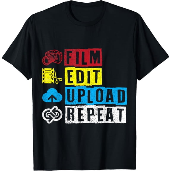 Playful Comfort Tee - Vlogger Video Blogger Content Creater Influencer Vlogging T-Shirt