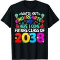thumbnail image 1 of Playful Comfort Tee - Watch Out Kindergarten Here I Come Future Class Of 2038 T-Shirt, 1 of 4