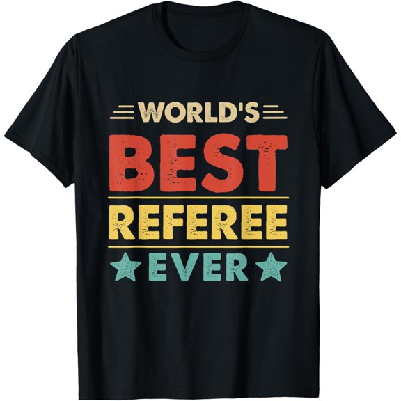 Playful Comfort Tee - World's Best Referee Ever T-Shirt