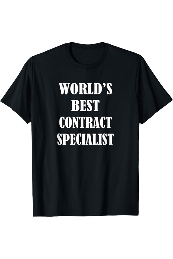 Playful Comfort Tee - World's Contract Specialist - Contracts Office Appreciation T-Shirt