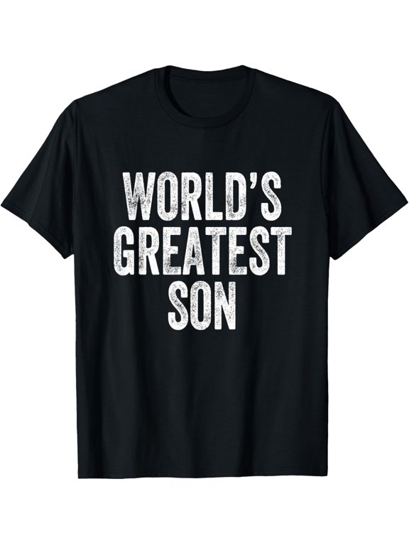 Playful Comfort Tee - World's Greatest Son T-Shirt