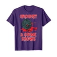 thumbnail image 1 of Playful Crochet and Crime Shows Graphic T-Shirt for Fun Crime Show Lovers, 1 of 5