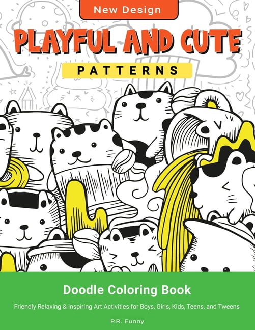 Doodle Art Cute Coloring Books for Adults and Girls: The Really