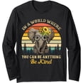 thumbnail image 1 of Playful Elephant Illustration Long Sleeve T-Shirt Promoting Kindness and Positivity, 1 of 3