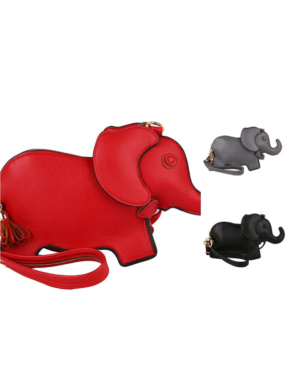 Playful Elephants Messenger For – Cute Cartoon Elephant Phone Crossbody Stylish Everyday Shoulder For Mini Phones