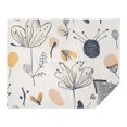 thumbnail image 1 of Playful Floral and Insect Camping Blankets Bed Throws and Cozy Travel Blanket Fluorescence 70x55in Double Sided, 1 of 8