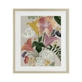 thumbnail image 1 of Playful Flower Bouquet Birch Framed Print Under Glass, design by Annabelle Hall, 1 of 10