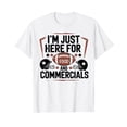 thumbnail image 1 of Playful Football Design T-Shirt for Food Commercials & Halftime Show Fans, 1 of 5