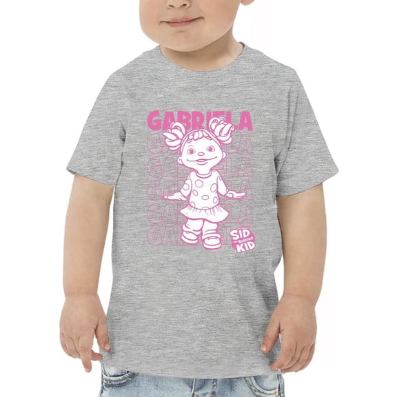 Playful Gabriela Sid the Science Kid Fun Character Graphic Toodler's T-shirt