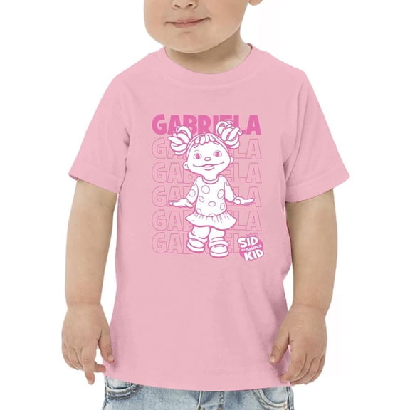 Playful Gabriela Sid the Science Kid Fun Character Graphic Toodler's T-shirt