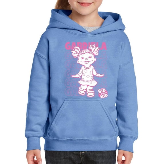 Playful Gabriela Sid the Science Kid Fun Character Graphic Youth's Hoodie
