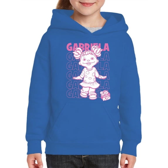 Playful Gabriela Sid the Science Kid Fun Character Graphic Youth's Hoodie