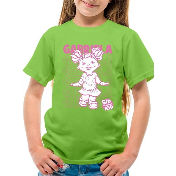 Playful Gabriela Sid the Science Kid Fun Character Graphic Youth's T-shirt