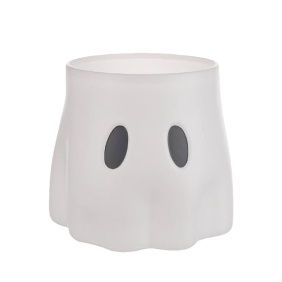 Playful Ghosting Planter Vase Candy Bowl for Halloween Themed Decoration Holiday Indoor Outdoor Home Garden Decorating