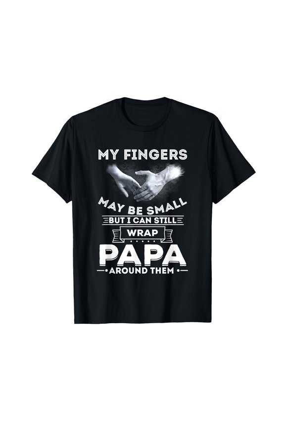 Playful Graphic Hands T-Shirt - Perfect for Dads Who Love Family Humor