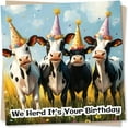 thumbnail image 1 of Playful Happy Birthday Card for a Special Someone - Cow Lover, Animal Lover - We Herd It's Your Birthday - For A Friend, Best Friend, Partner, Sister, Child, Kid, Relative$$Office, 1 of 5