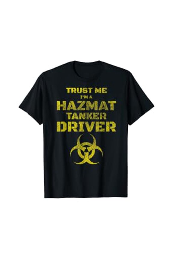 Playful Hazmat Tanker Driver Design Tank Top Size S-3XL